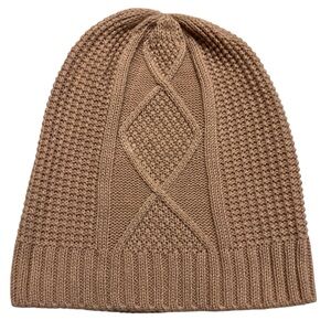 TJD - Tan/Nude Cable Knit Beanie